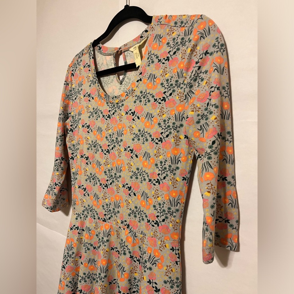 Matilda Jane x Joanna Gaines Down On The Farm Fit And Flare Floral Modest Dress - Picture 5 of 9